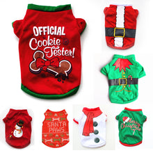 Load image into Gallery viewer, Pet Dog Clothes Christmas Costume Cute Cartoon Clothes For Small Dog Cloth Costume Dress Xmas apparel for Kitty Dogs